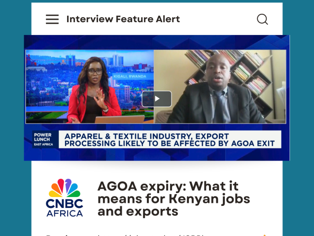 CNBC Interview Feature, Edgar Odari